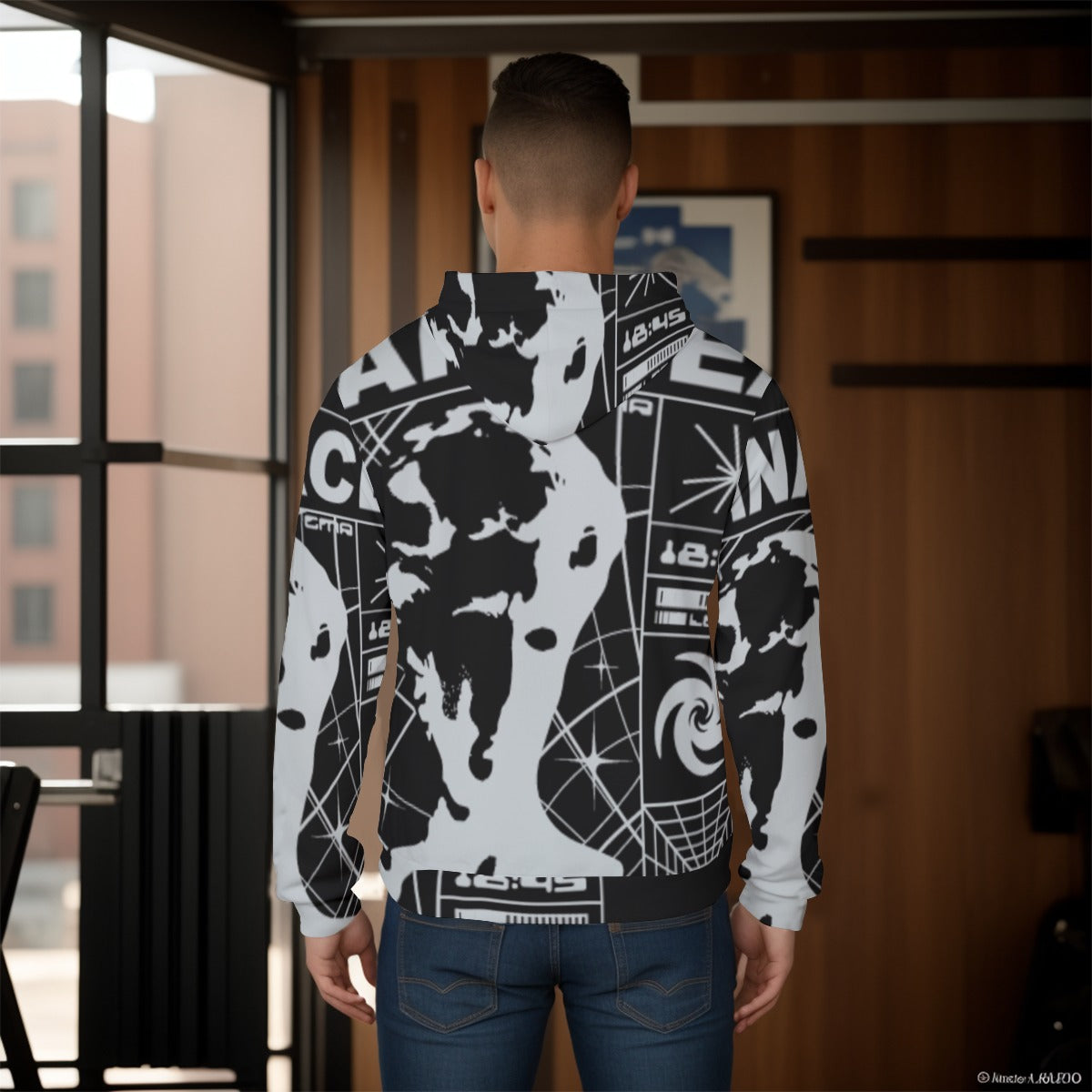 All-Over Print Men's Pullover Hoodie