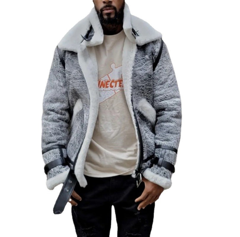 Off-white Big  Teddy Lined Fur Collar