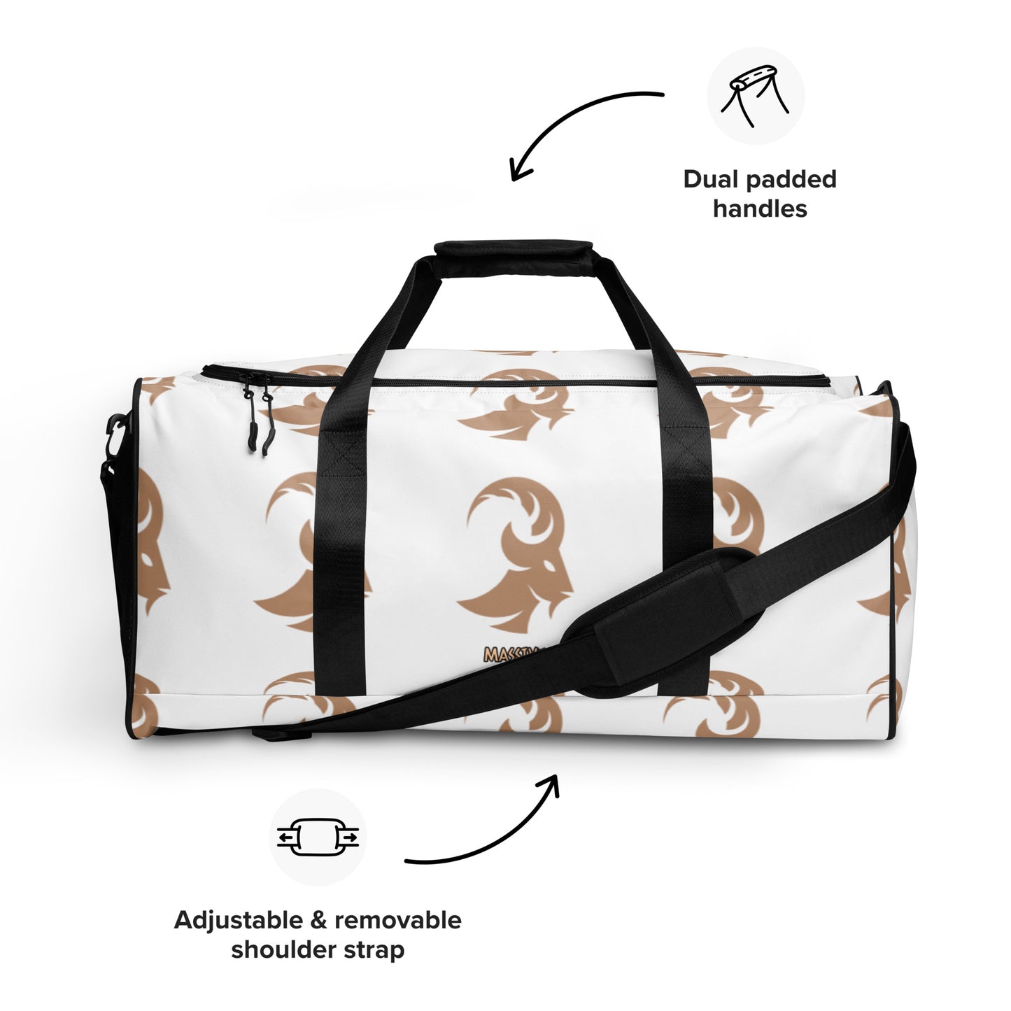 Massive Duffle bag (White)