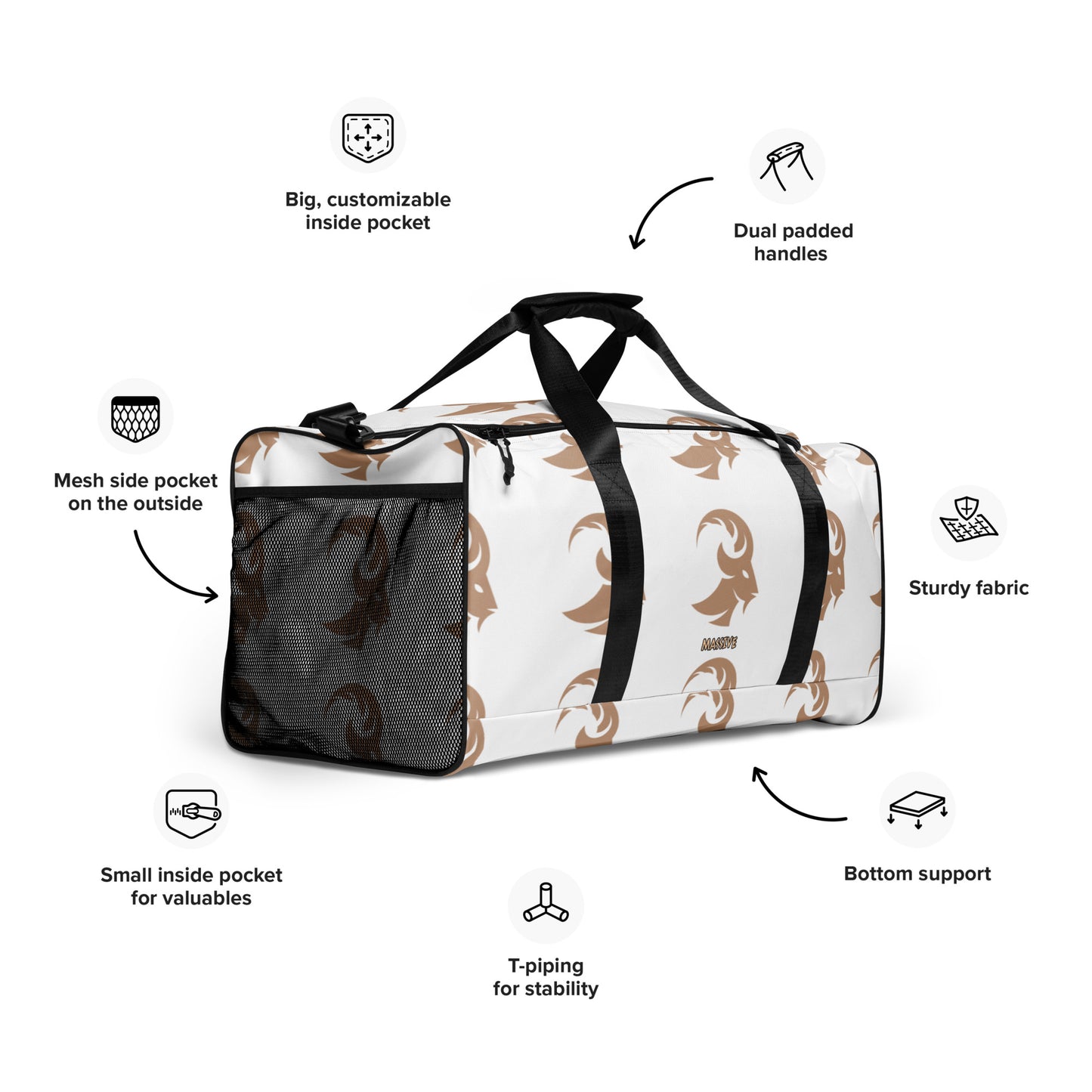 Massive Duffle bag (White)